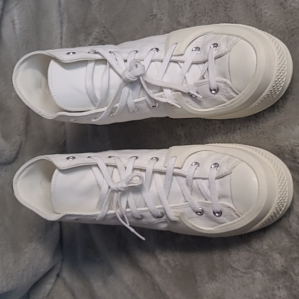 Converse All Star Platform Heel High Top Sneakers Mens Size 12 - Picture 7 of 9